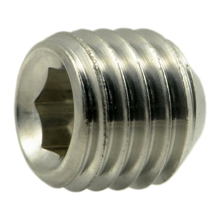 Midwest Fastener 1/4"-28 x 1/4" 18-8 Stainless Steel Fine Thread Hex Socket Headless Set Screws 24 24PK 38927